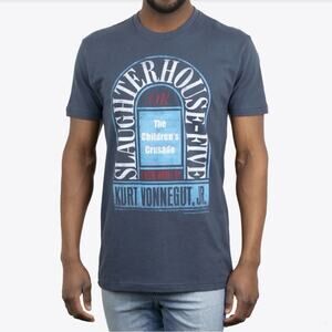 Out of Print Slaughterhouse-Five Kurt Vonnegut Book Tee XL
